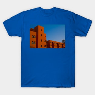 Morocco. Marrakech. Hotel at the sunset. T-Shirt